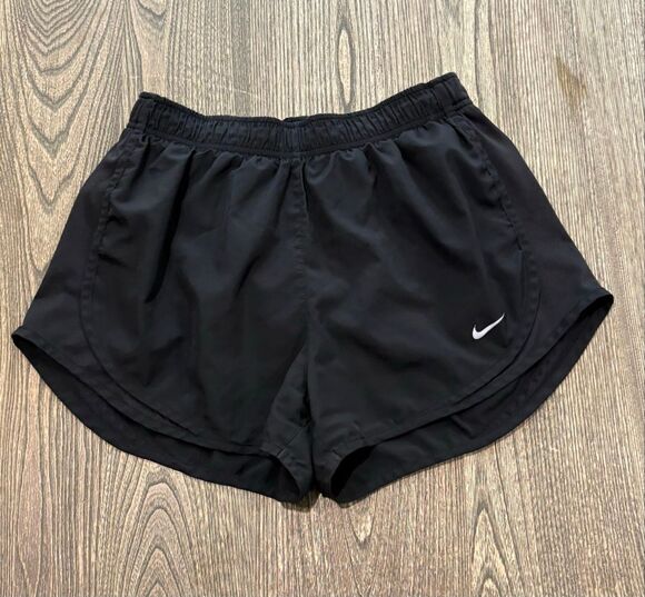 Nike Pants - Nike Womens Dri-FIT Athletic Running Shorts Elastic Waist Pull-On Black Size M
